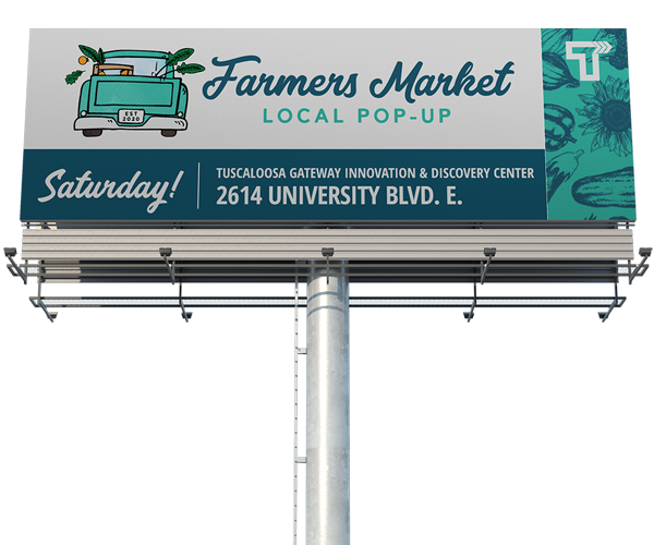 Tuscaloosa Farmers Market Billboard