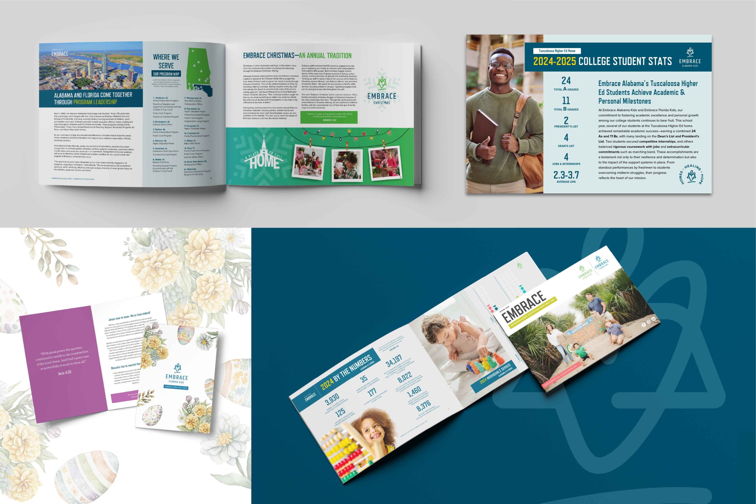 24 Communications – Embrace Alabama Kids Branding